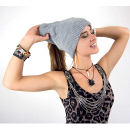 Bonnet long tombant Freeboard gris