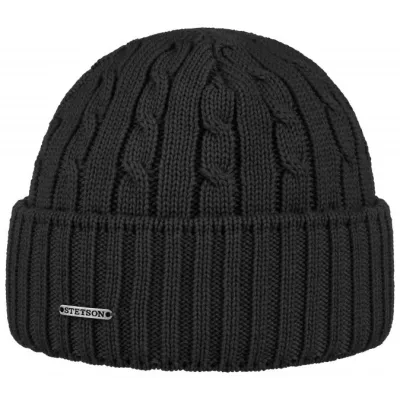 Bonnet Georgia Laine Noir - Stetson