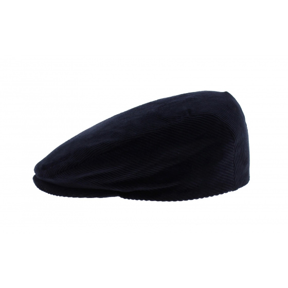 Casquette Plate Velours - Marine