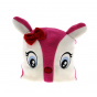 Fancy pink bunny hat