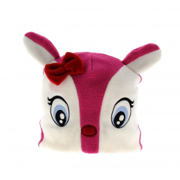 Bonnet fantaisie lapin rose