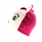 Fancy pink bunny hat