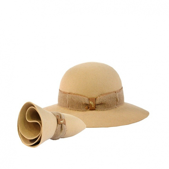 Capeline feutre Aubrey - beige Capeline feutre Aubrey - beige
