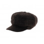 Brown fancy Leona cap