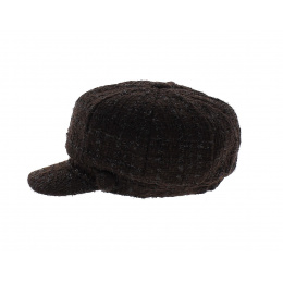 Brown fancy Leona cap