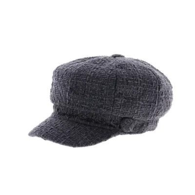 casquette maria gris - achat casquette gavroche Reference : 4417 | Chapellerie Traclet