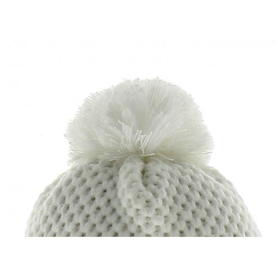 Bonnet France Blanc pompon Le Drapo France