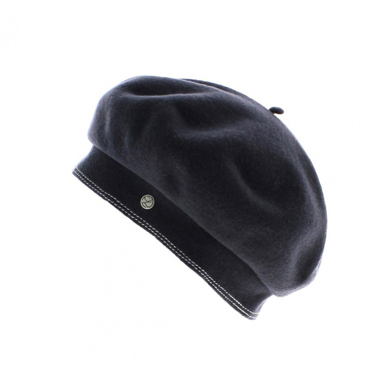 Béret Colette Anthracite - Héritage par Laulhère Béret Colette Anthracite - Héritage par Laulhère