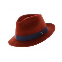 Rust Doria Trilby Hat