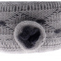 Bonnet tricot angora Ariane-Angora Gris