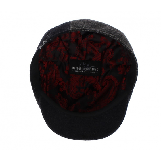 Casquette Plate HOPKINS Mayser Gris chine