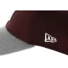 Casquette Baseball-Homme-Femme-New-York MLB Heather Visor-New Era-Traclet-Bordeaux-Visiere-Gris Reference : 7304 | Chapellerie T