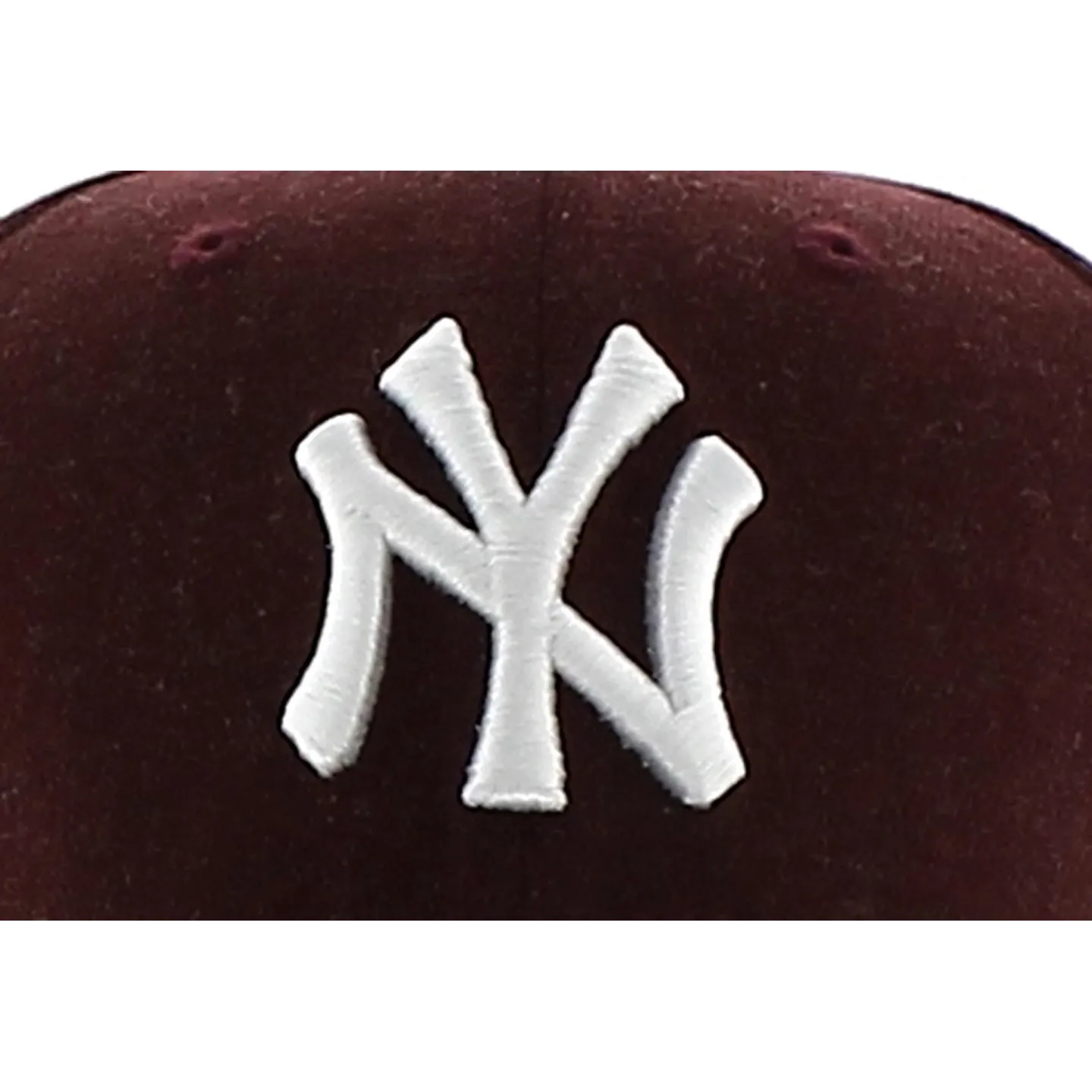 Casquette Baseball-Homme-Femme-New-York MLB Heather Visor-New Era-Traclet-Bordeaux-Visiere-Gris Reference : 7304 | Chapellerie T