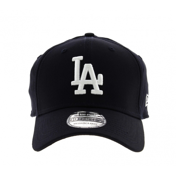 Casquette Baseball LA New Era 39Thirty League Bas Bleu Marine