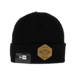 New Era Black Fisherman Hex Newer Beanie