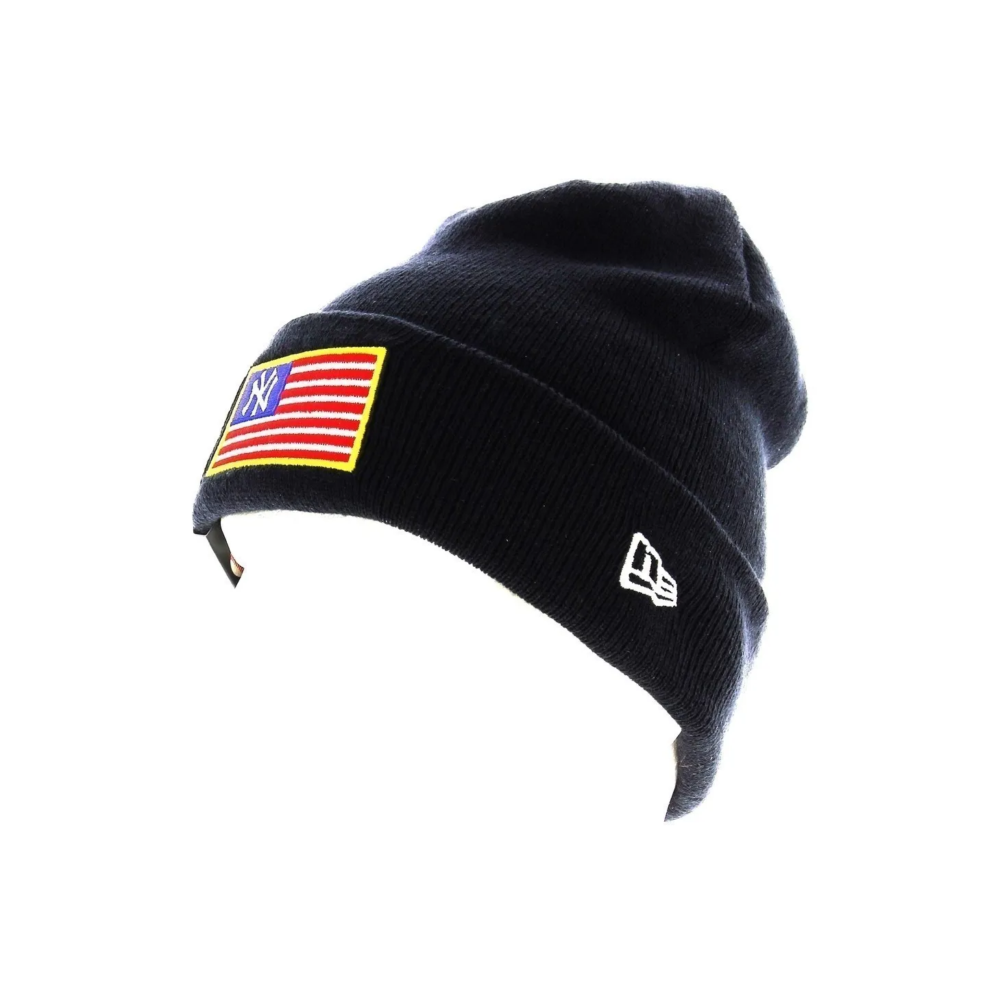 Bonnet MLB Flag Knit Neyya New Era Bleu Marine