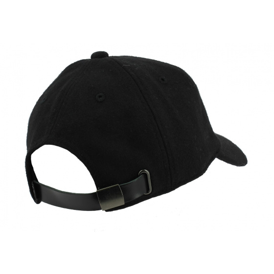 Cisor Wool Black Baseball Strapback Cap - King Apparel