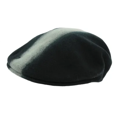504 Artisan Wool Flat Cap Blue & White - Kangol Reference: 7377 | Traclet Hat Shop