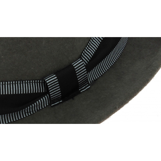 Grey wool felt Jazzy Trilby hat - Aussie Apparel Grey wool felt Jazzy Trilby hat - Aussie Apparel