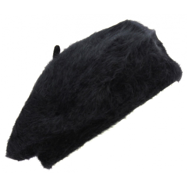 angora beret hat