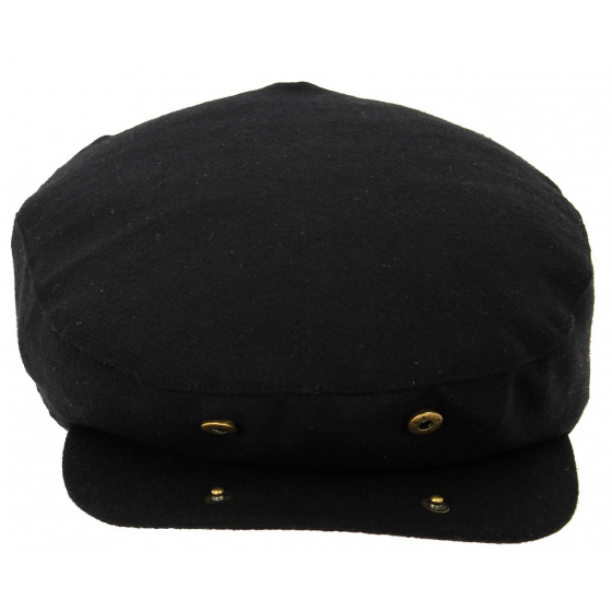 Seth Flat Cap Black - Brixton Seth Flat Cap Black - Brixton