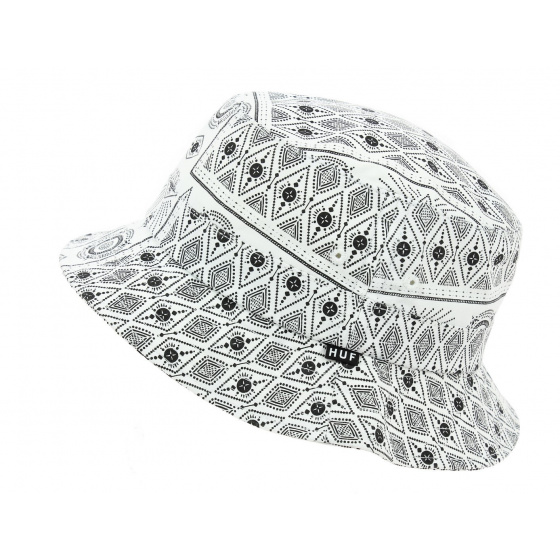 Bob Bandana White Cotton & Prints - Huf 