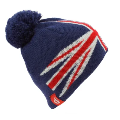 United Kingdom Pom Pom Beanie - Le Drapo - Reference: 7416 | Chapellerie Traclet