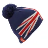United Kingdom Pom Pom Beanie - Le Drapo - Reference: 7416 | Chapellerie Traclet