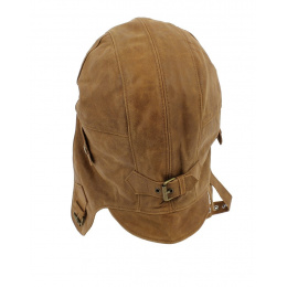 Casque Auto Sacramento Cuir Marron - Stetson