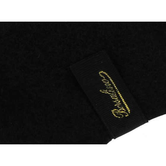 Basco Wool Beret Black - Borsalino
