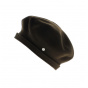 Berthe Heritage Beret by Laulhère - Chocolate Brown