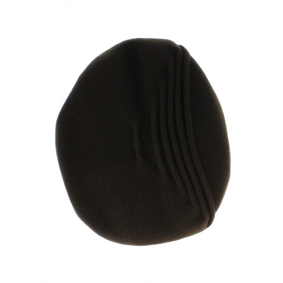 Beret Berthe Héritage par Laulhère - Marron chocolat