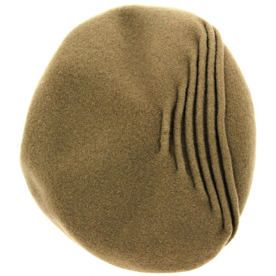 Berthe Heritage Beret by Laulhère - Chestnut brown
