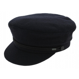 Cancale Wool Sailor Cap Navy - Traclet