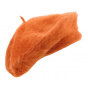 Orange Angora Beret Aurillac - Heritage by Laulhère