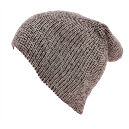 Tchita Retro Long Beanie Acrylic Burgundy - Traclet
