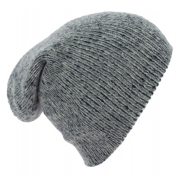 Blue Retro Long Beanie Tchita Acrylic - Traclet