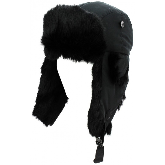 Nera Black Fur Ushanka Hat