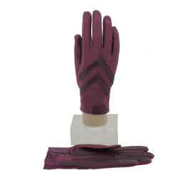 Women's Nylon & Lycra Prune Gloves - Isotoner 