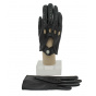 Black Lamb Leather Driving Gloves - Glove story