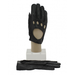 Pécari Leather Driving Gloves Black - Roeckl