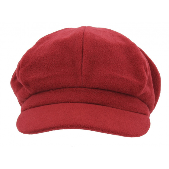 Casquette Gavroche Polaire Rouge - Traclet