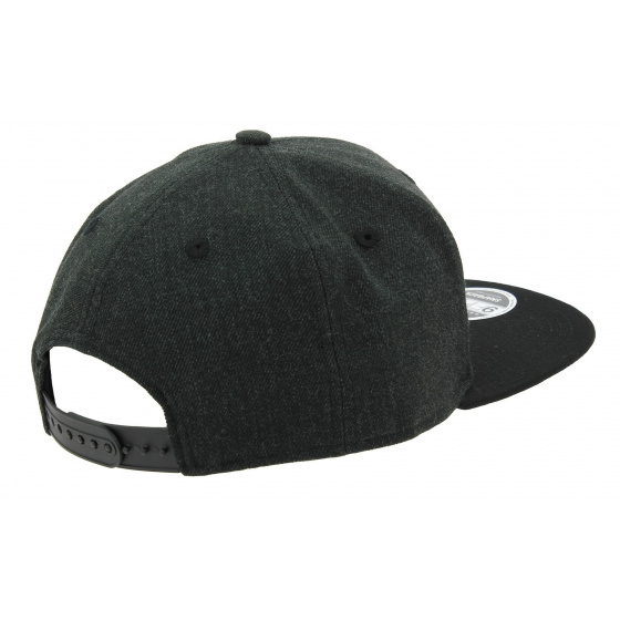 Casquette Snapback Heather Coop Laine Noir - New Era Casquette Snapback Heather Coop Laine Noir - New Era
