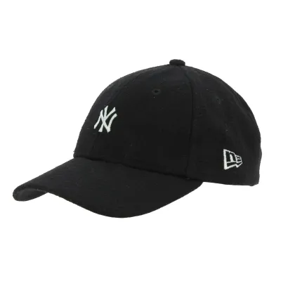 Casquette Strapback Melton Mini Laine Noir - New Era Reference : 7487 | Chapellerie Traclet