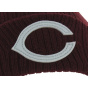 Burgundy Fisherman Chic Acrylic Beanie - New Era