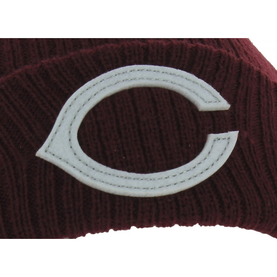 Bonnet Fisherman Chic Acrylique Bordeaux - New Era