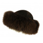 Ivanna Leather & Brown Fox Toque - TRACLET