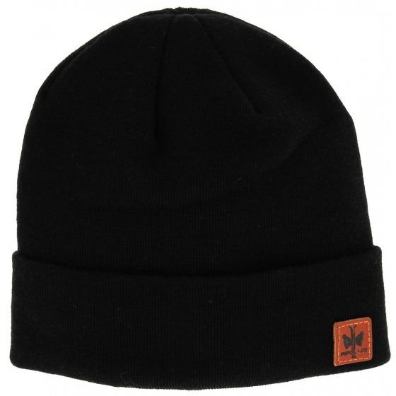 Dulce Black Cuffed Beanie - Pipolaki