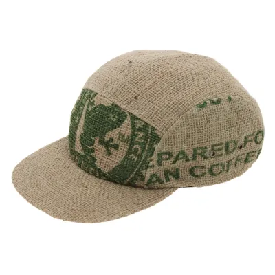 Casquette Strapback 5 panels Ristretto Jute - ReHats Reference : 7499 | Chapellerie Traclet
