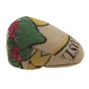 Casquette Plate Espresso Toile de Jute Beige - ReHats Reference : 7500 | Chapellerie Traclet